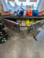 ALUMINUM TRAILER TOOLBOX 18 IN X 18 IN X 60 IN