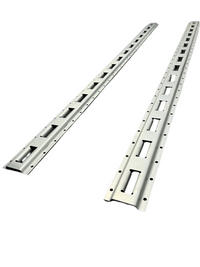 5 ft Vertical E-Track Rail — 12-Gauge Galvanized Steel