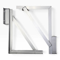 Mounting Brackets for 24in x 24in Trailer Tool Box — Set of 2