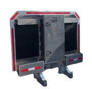 CAB RACK DIAMOND WITH TOOL BOX 68 IN X 80 IN