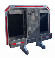 CAB RACK DIAMOND WITH TOOL BOX 68 IN X 80 IN