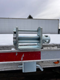 Stake Pocket Trailer Winch, Zinc-Plated — WLL 5,400 lbs