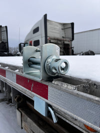 Stake Pocket Trailer Winch, Zinc-Plated — WLL 5,400 lbs