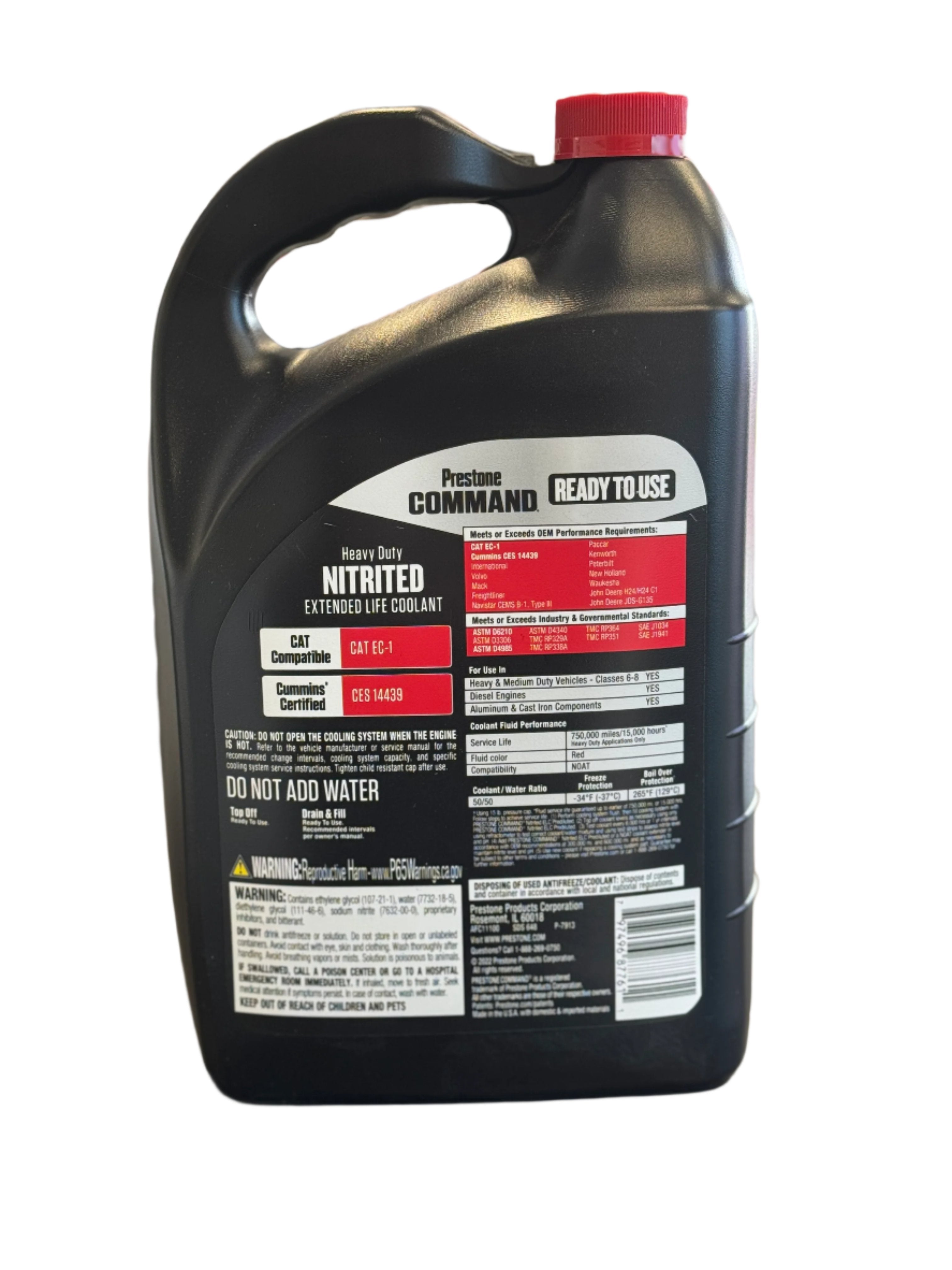 Antifreeze Coolant, Red, 1 gal