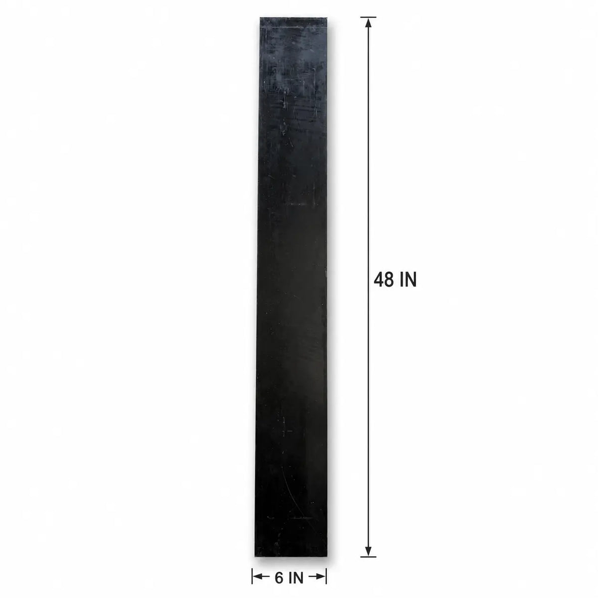 Rubber Coil Pad 6" x 48" — Friction Mat for Steel Coil Racks