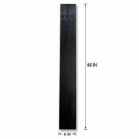Rubber Coil Pad 6" x 48" — Friction Mat for Steel Coil Racks