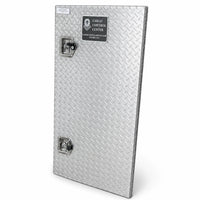 Headache Rack Tool Box Door Replacement, 22.75in x 44.75in — Stainless