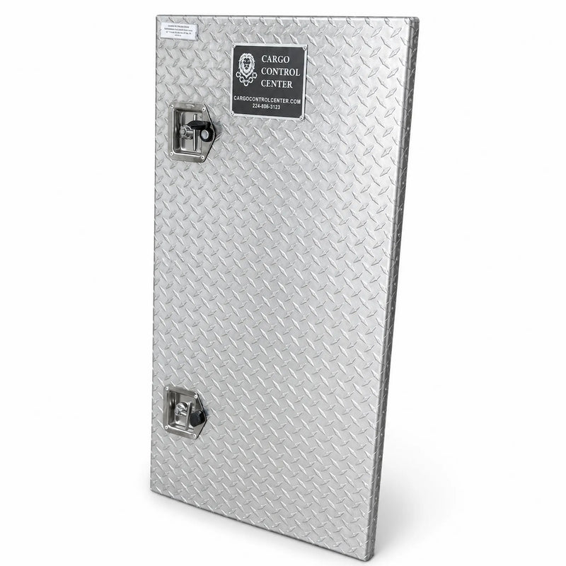 Headache Rack Tool Box Door Replacement, 22.75in x 44.75in — Stainless
