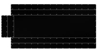 Flatbed Lumber Tarp 16x27, 4 FT Drop — 11oz RipStop