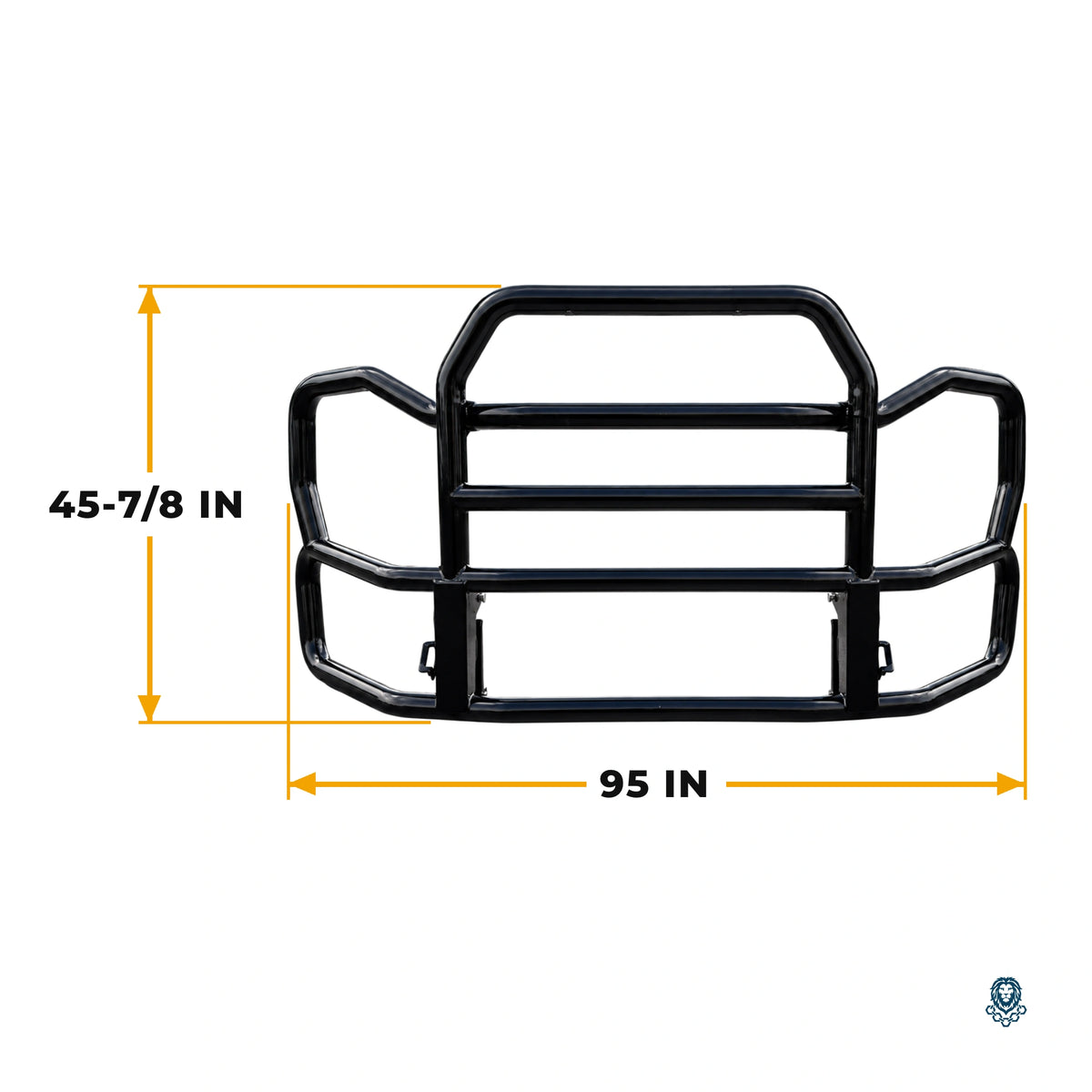 Deer Guard for Volvo VNL New Body (2025+) — Black PVC Coated Steel