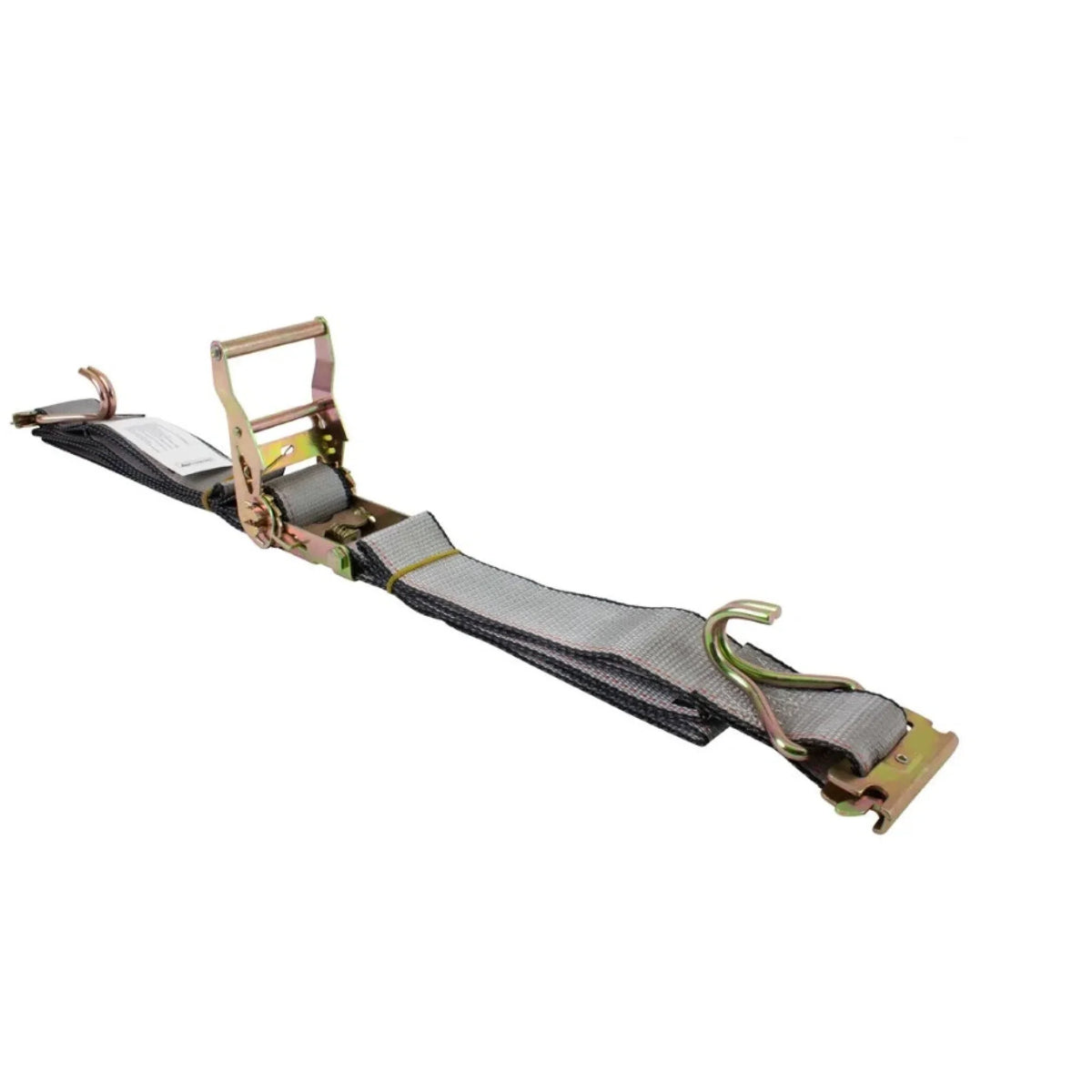 2 inch x 16 ft e-track ratchet strap with e-fitting and wire hook for enclosed trailers — Cargo Control Center