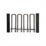 Headache Rack Mounting Kit — 19-5/8in U-Bolts & Rubber Pads, Standard Frame