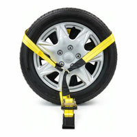 2" x 10' Lasso Strap with Flat Hook — Car Hauler, 3,333 lb WLL