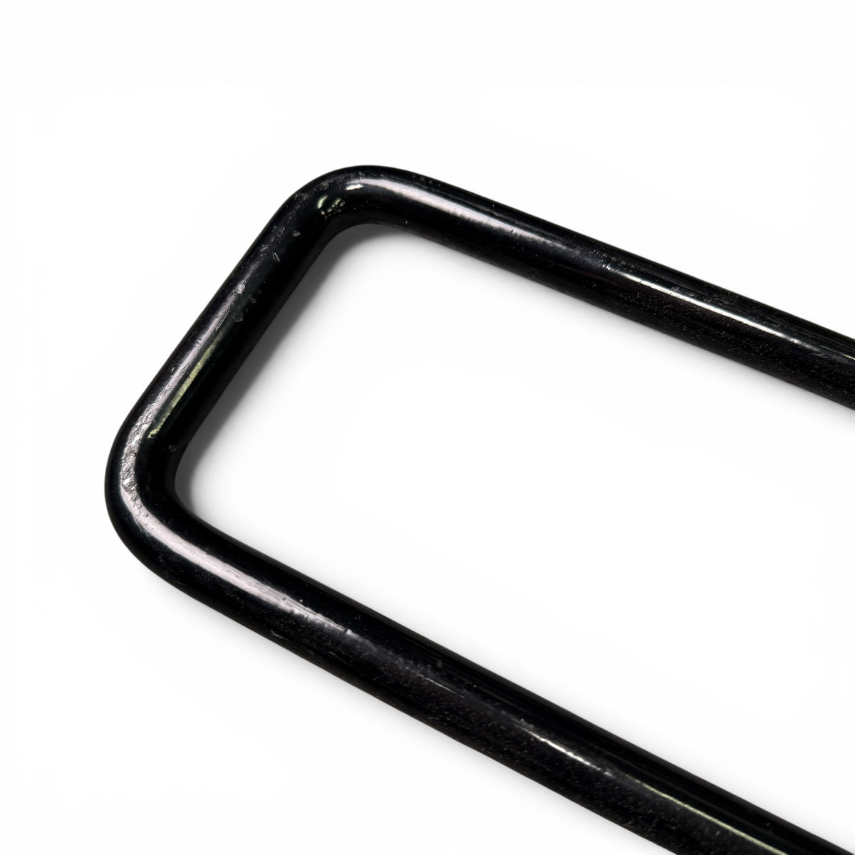 Close-up of the rounded bend at the top of a 22 in U-bolt