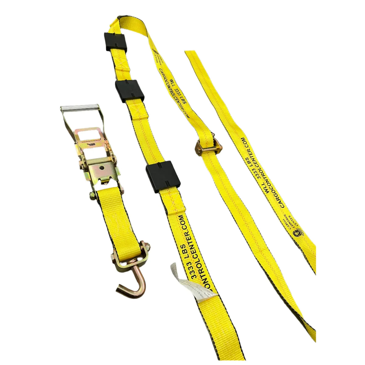 2 inch x 12 ft over the tire strap with swivel J hooks, car hauler wheel tie down — Cargo Control Center
