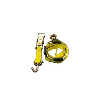 2 inch x 9 ft over the tire strap with swivel J hooks, car hauler wheel tie down — Cargo Control Center