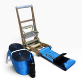4" x 30' Ratchet Strap with Flat Hook — Flatbed Tie-Down, 5,400 lb WLL