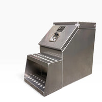 15in saddle tool box from the rear right, closed