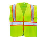 Class 2 Safety Vest, Fluorescent Yellow — ANSI Reflective