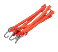 6-arm rubber spider bungee cord bundled together showing the hooked ends