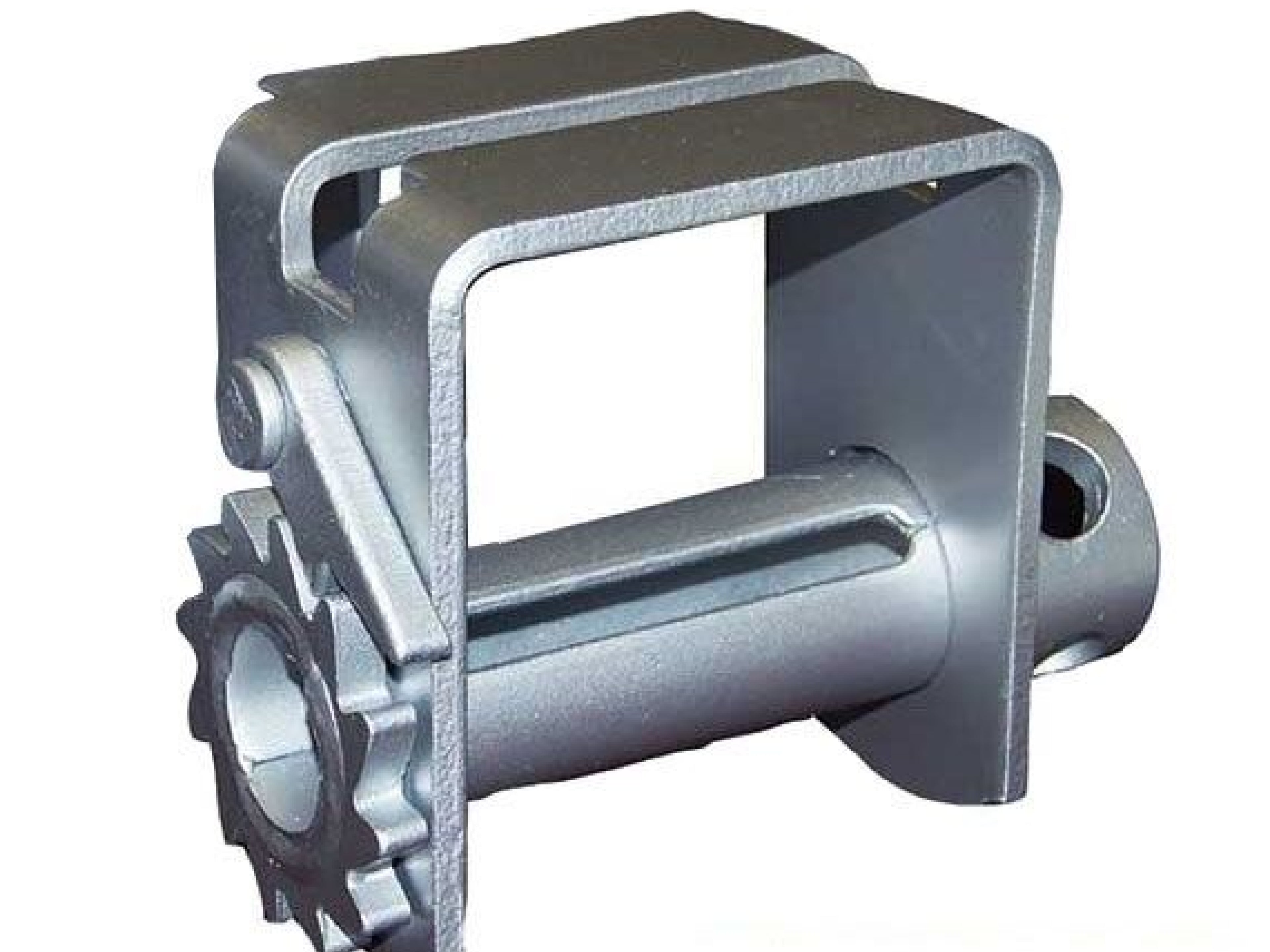 Double L Slider, Zinc Coated Trailer Winch