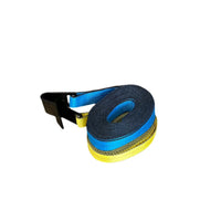 2 inch x 30 ft winch strap with flat hook, heavy duty flatbed tie down, 3,333 lb WLL — Cargo Control Center