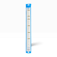 Back of the ECOGARD Apex wiper blade package showing step-by-step installation diagrams