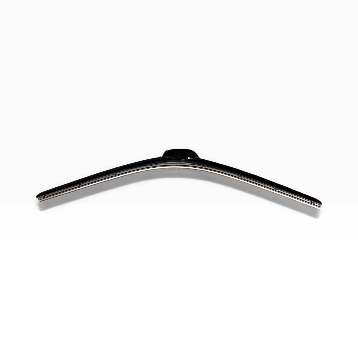 24 in ECOGARD Apex beam wiper blade shown from the side with its curved profile